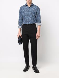 Karl Lagerfeld Overhemd met bloemenprint - Blauw
