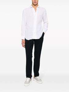 Boggi Milano Overhemd met gespreide kraag - Wit