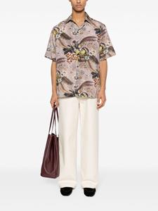 ETRO floral-print bowling shirt - Roze