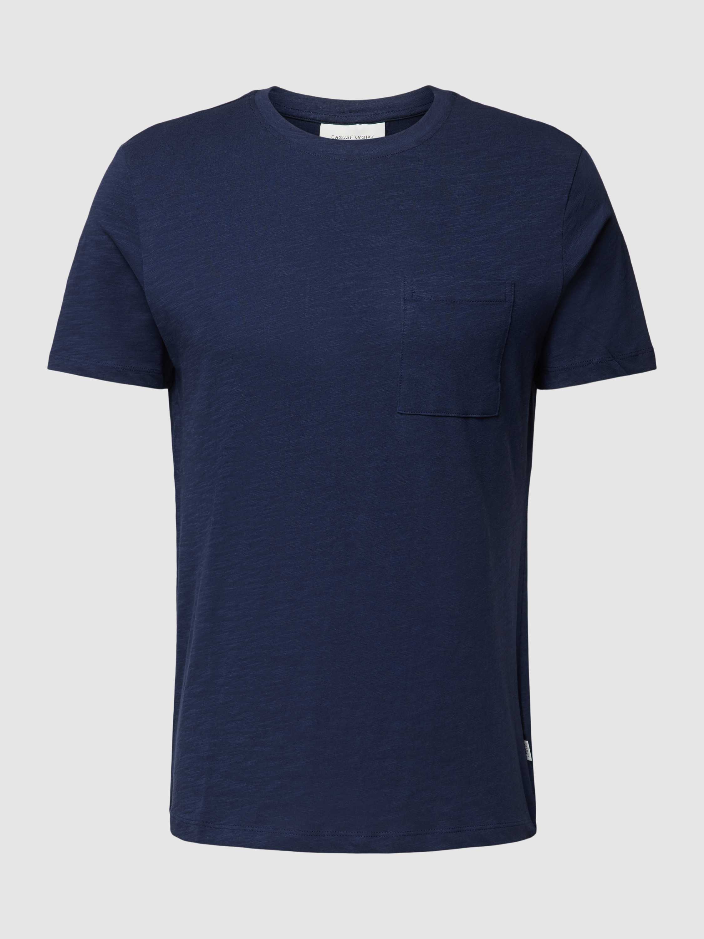 Casual friday T-shirt met opgestikte borstzak, model 'THOR'