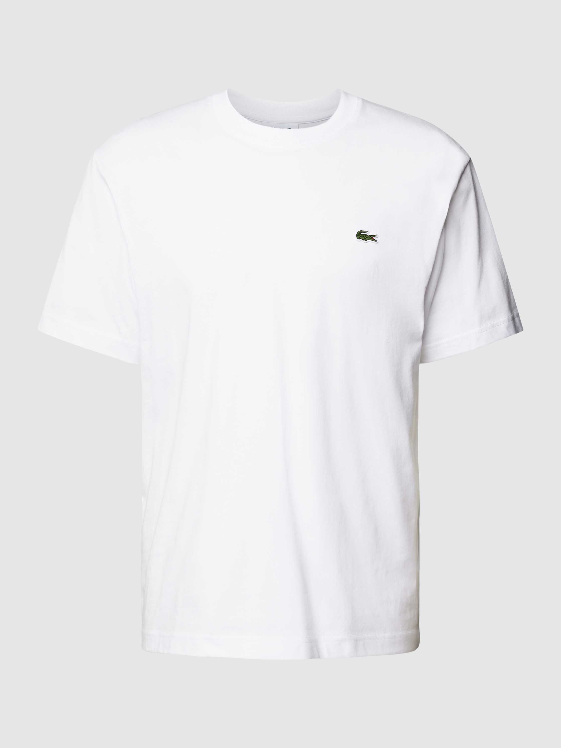 Lacoste T-shirt met logodetail, model 'BASIC ON'