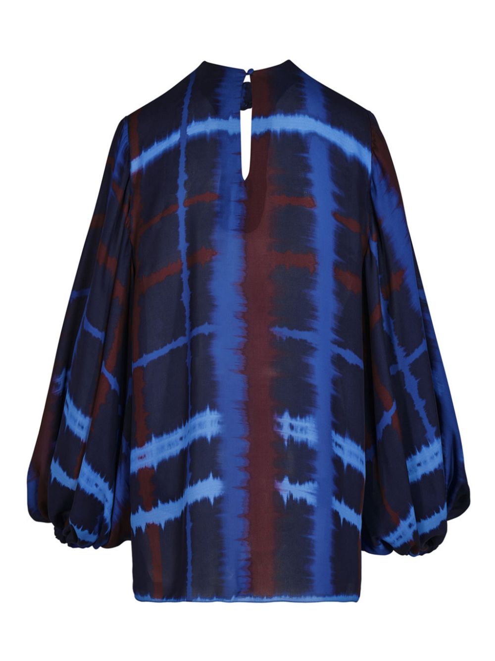 Johanna Ortiz Crossed Cultures silk blouse - Blauw