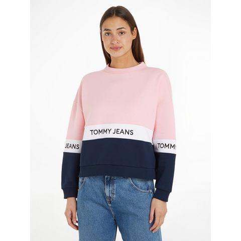 Tommy Jeans Sweatshirt in colour-blocking-design