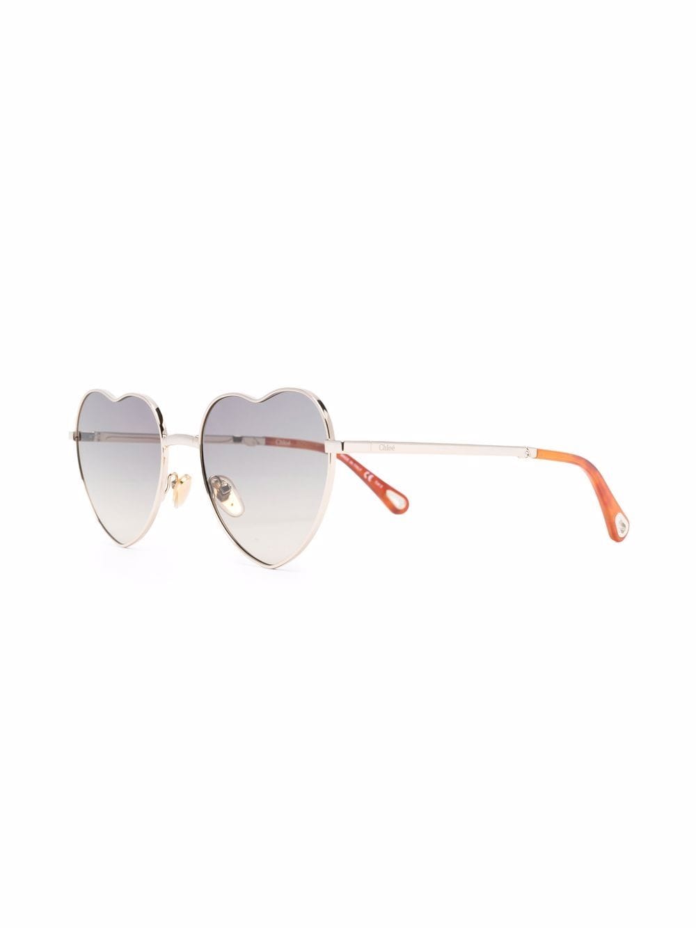 Chloé Eyewear Milane zonnebril met hartvormig montuur - Goud