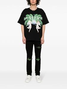 AMIRI logo-print T-shirt - Zwart