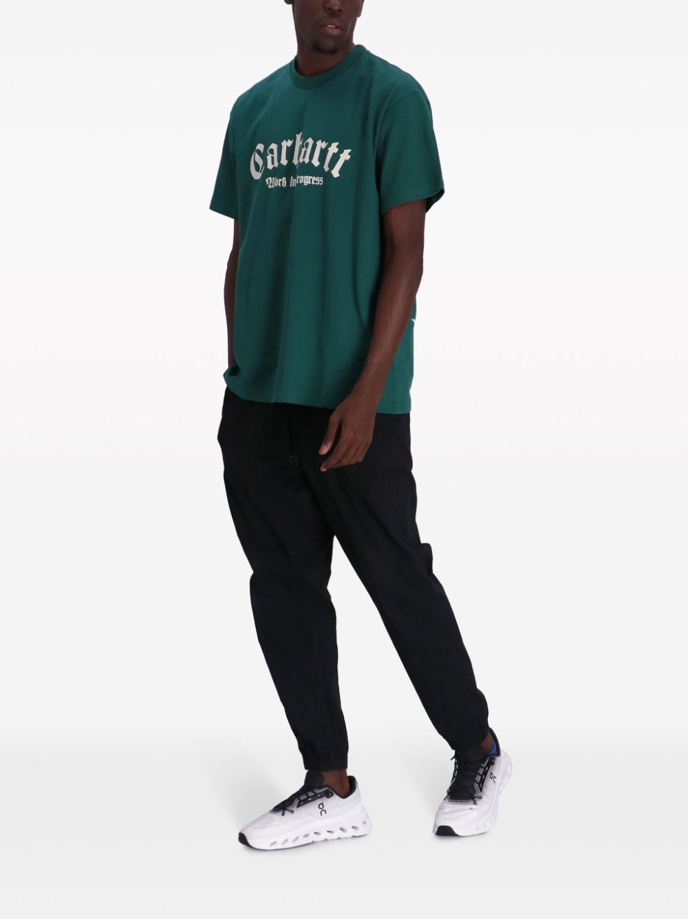Carhartt WIP Onyx logo-print T-Shirt - Groen