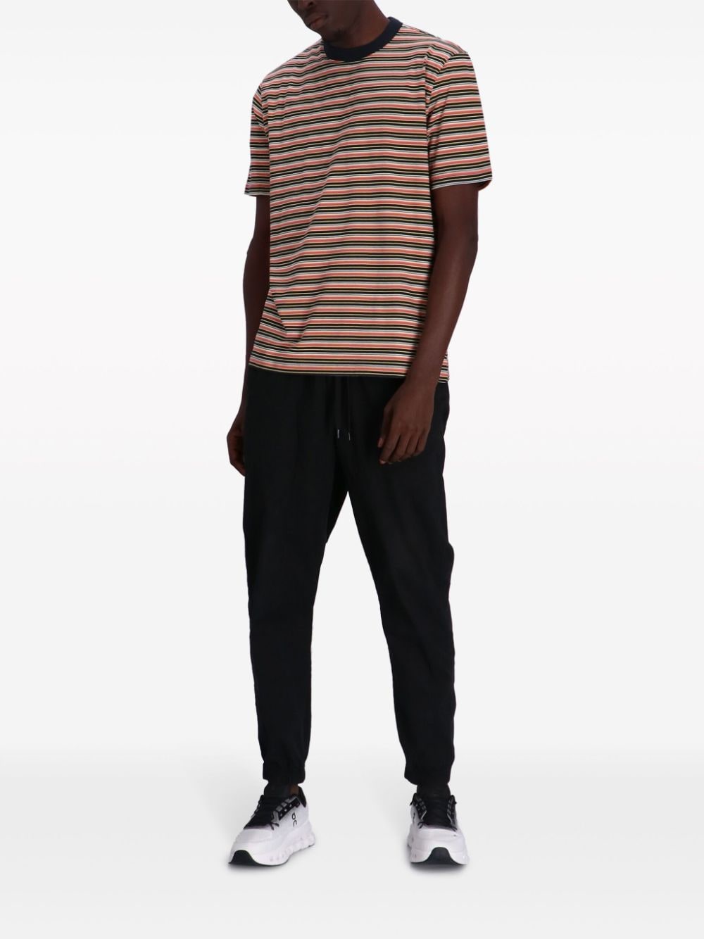 Paul Smith striped cotton T-shirt - Rood