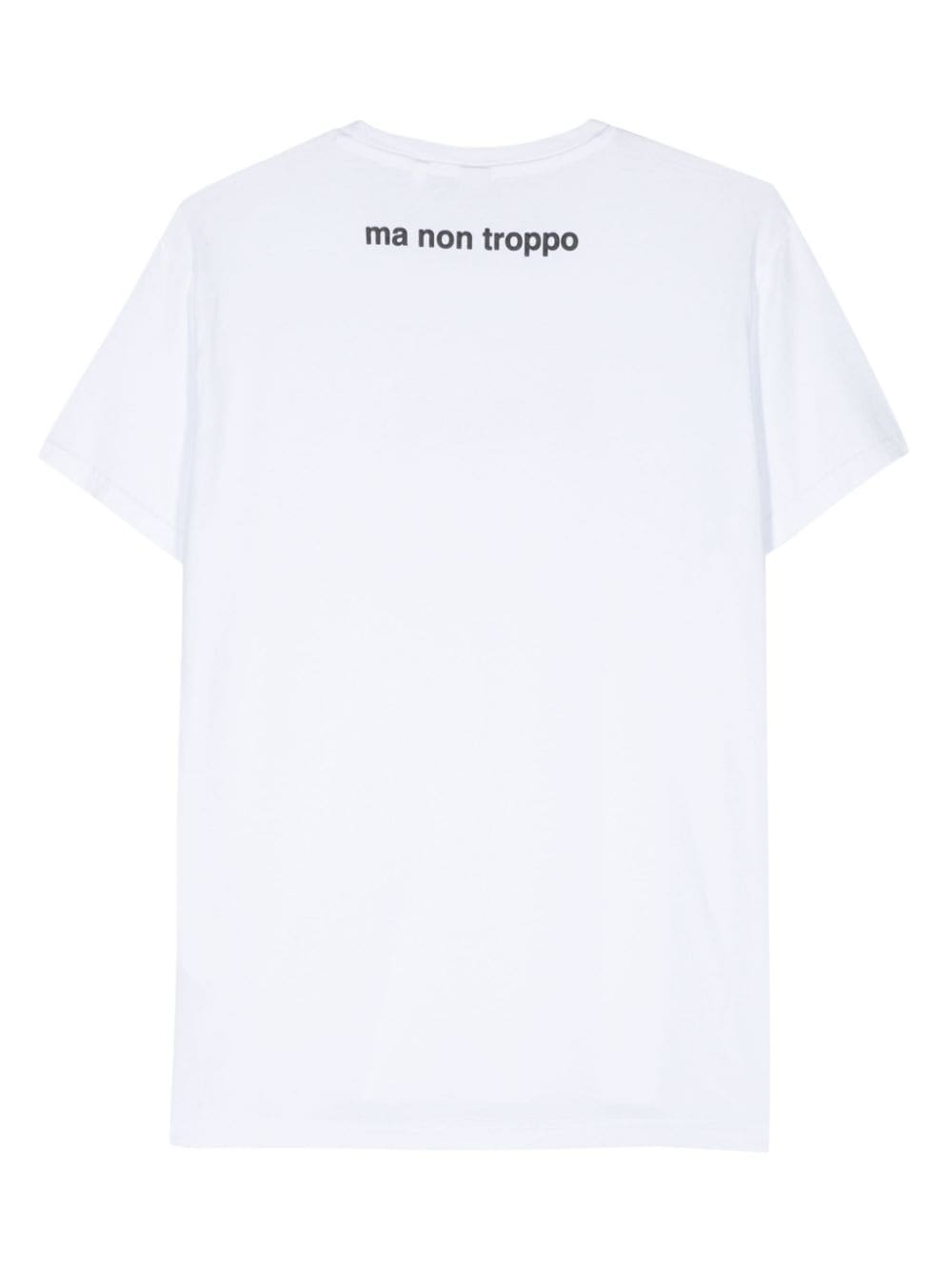 ASPESI T-shirt met tekst - Wit