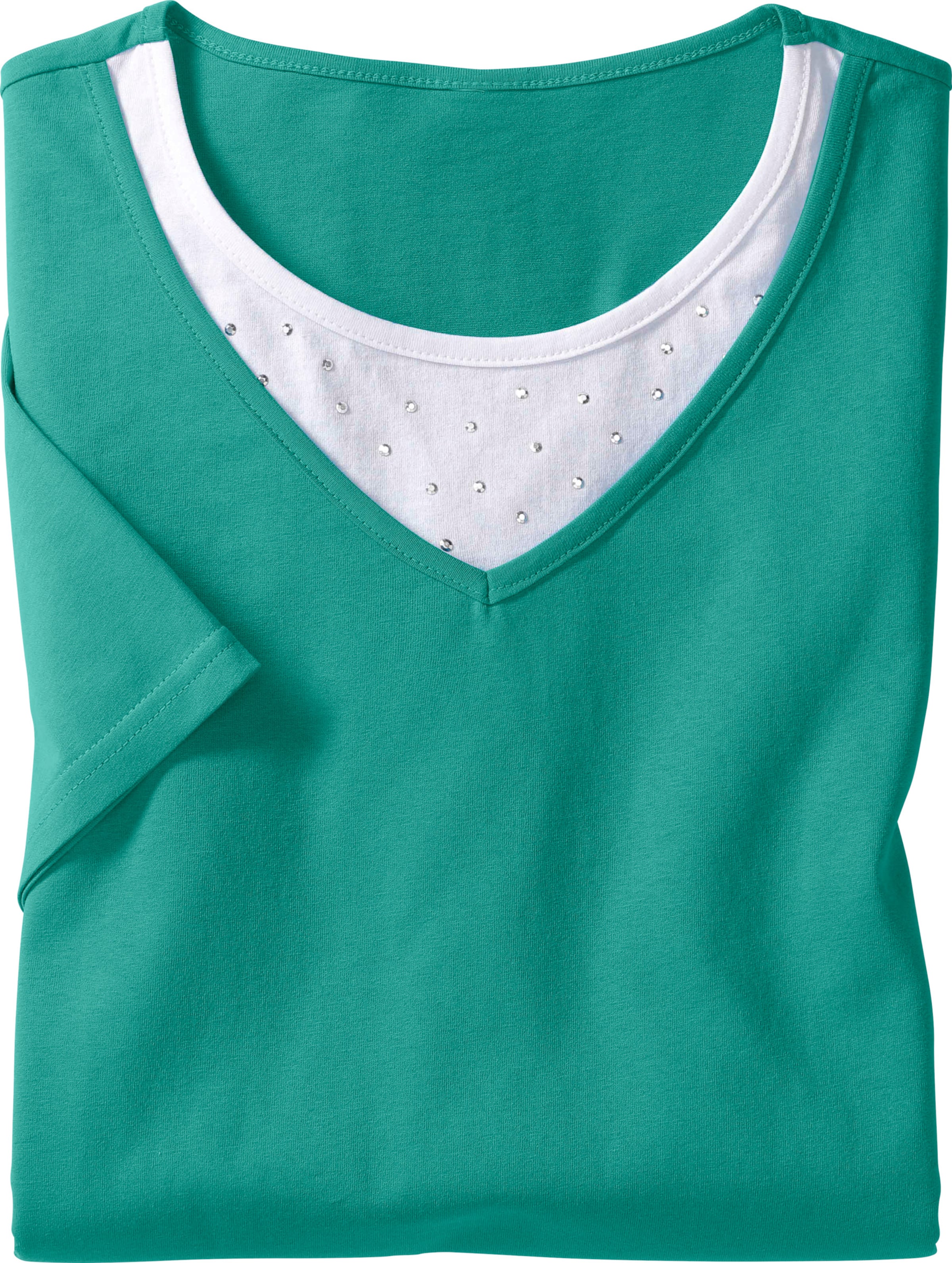Classic Basics Kurzarmshirt "2-in-1-Shirt", (1 tlg.)