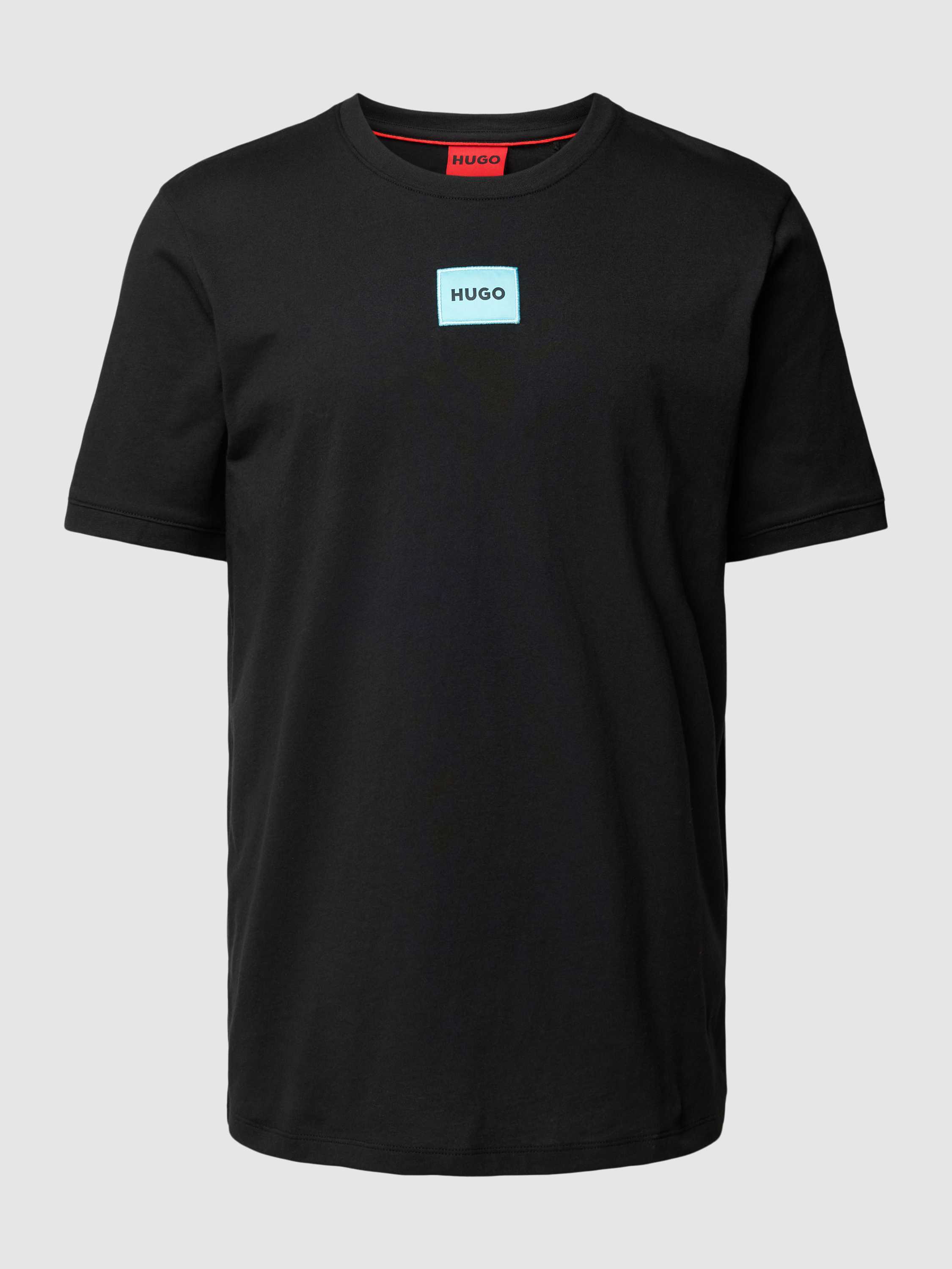 HUGO T-shirt met labelpatch, model 'Diragolino'