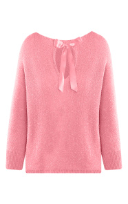 The Musthaves Back Bow Detail Sweater Baby Roze