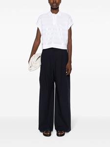 Brunello Cucinelli cotton palazzo pants - Blauw