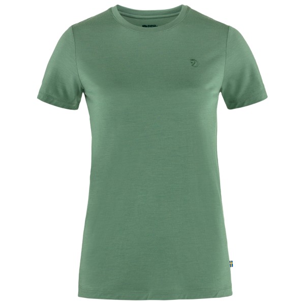 Fjällräven  Women's Abisko Wool S/S - T-shirt, groen