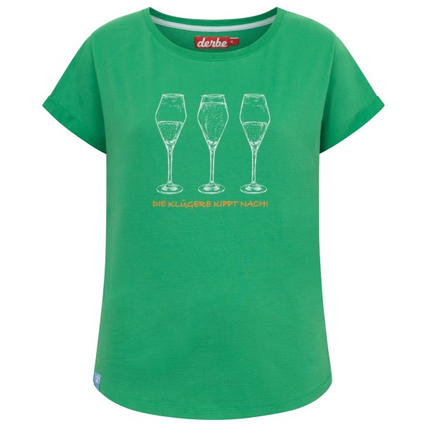 Derbe  Women's S/S Die Klügere - T-shirt, groen