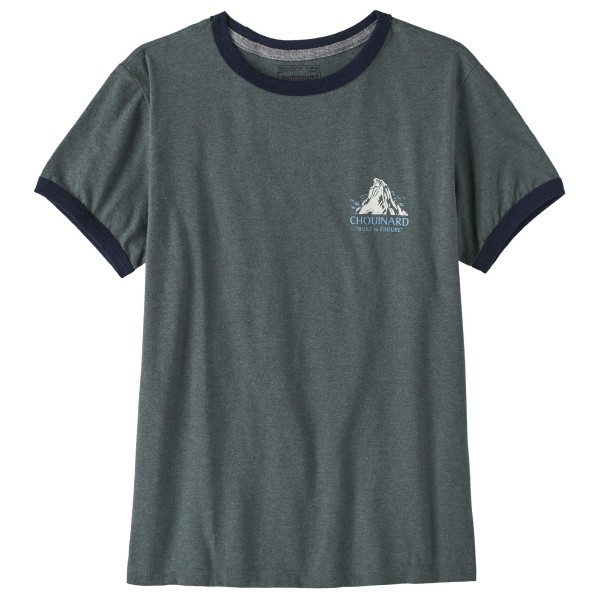 Patagonia  Women's Chouinard Crest Ringer Responsibili-Tee - T-shirt, grijs