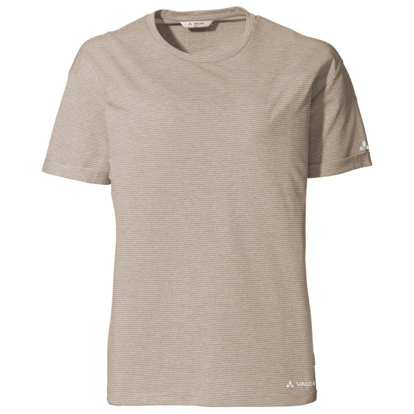 Vaude  Women's Mineo Striped T-Shirt - T-shirt, beige/grijs