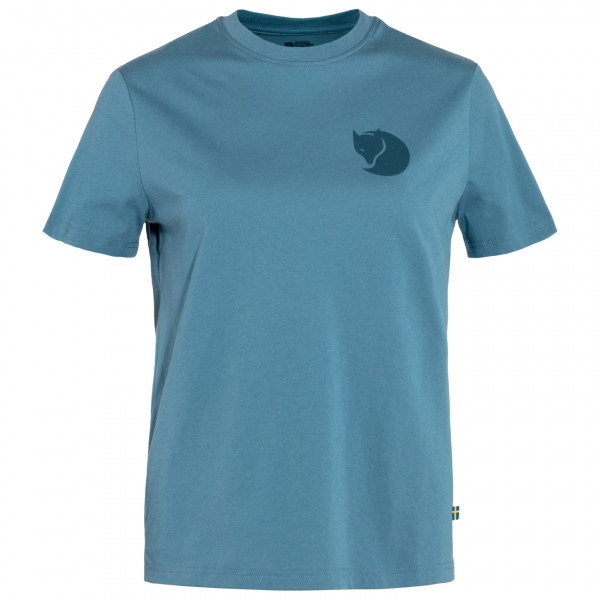 Fjällräven  Women's Fox Boxy Logo Tee - T-shirt, blauw