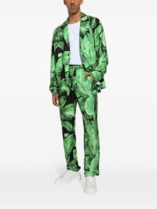 Dolce & Gabbana Overhemd met bladerprint - Groen