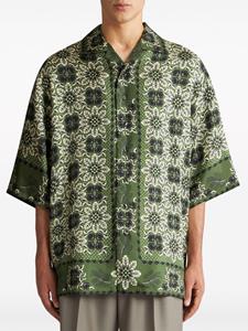 ETRO Overhemd met bloemenprint - Groen