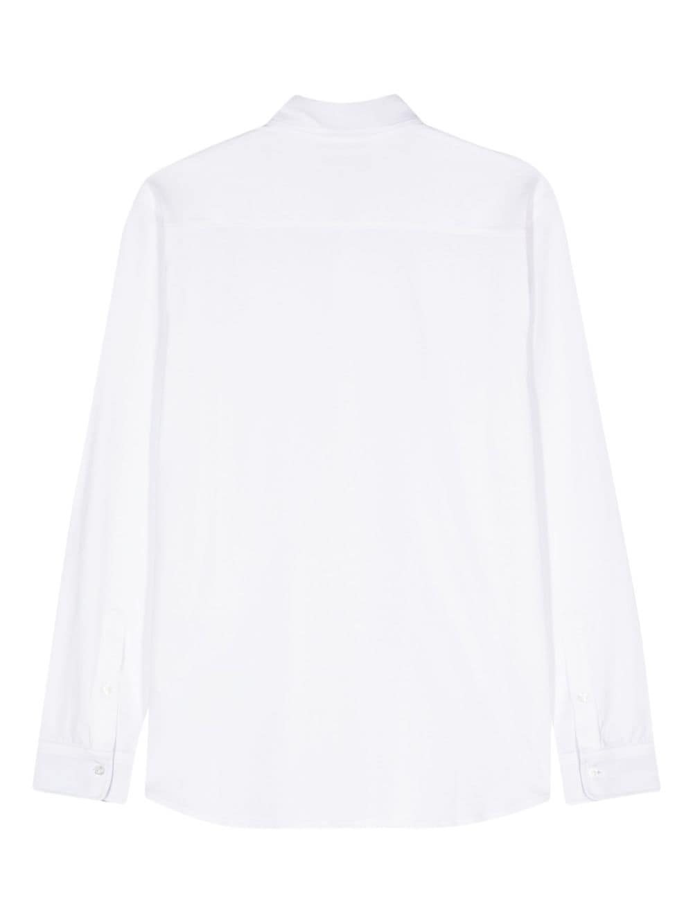 Fay logo-embroidered jersey shirt - Wit