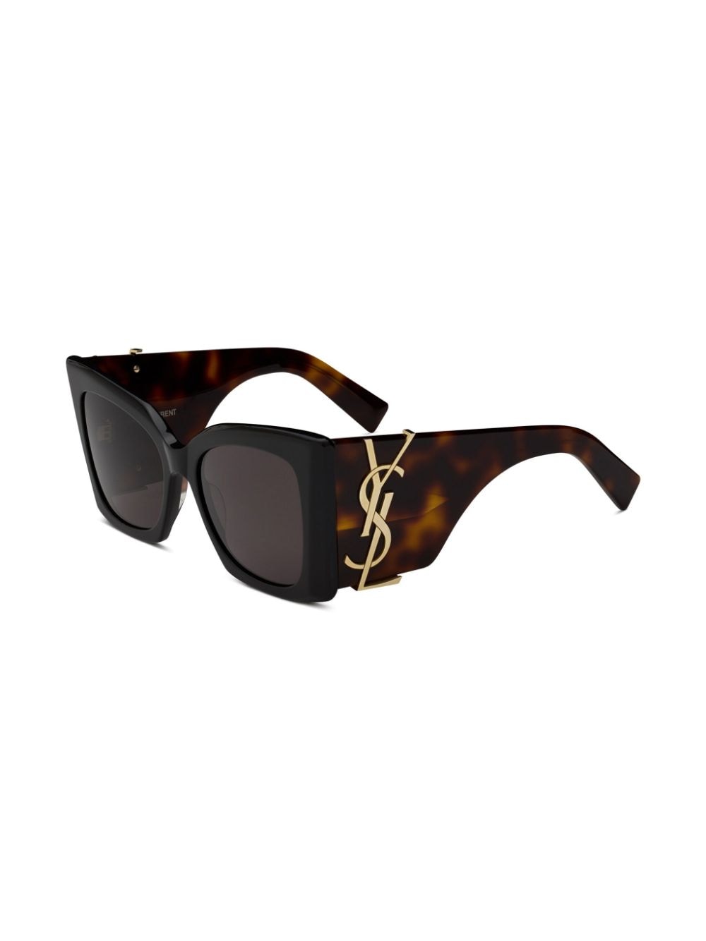 Saint Laurent Eyewear SL M119 zonnebril met oversized cat-eye montuur - Bruin