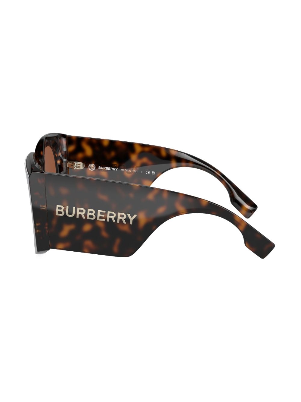 Burberry Eyewear Zonnebril met geometrisch montuur - Bruin