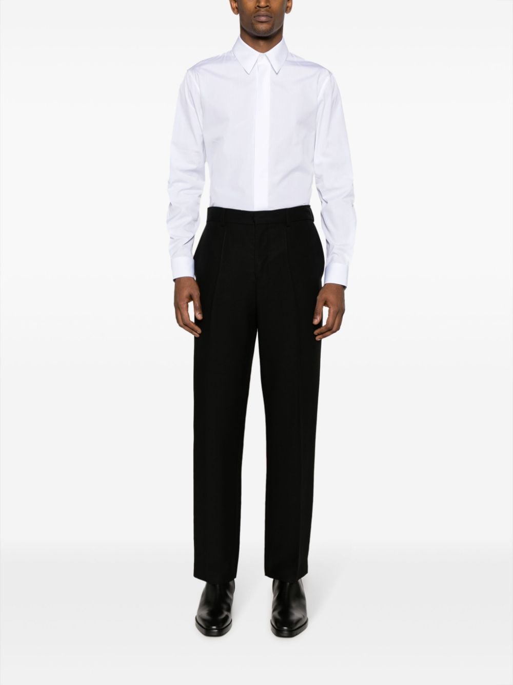 SANDRO Button-down overhemd - Wit