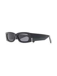 Gcds Zonnebril met rechthoekig montuur - Zwart