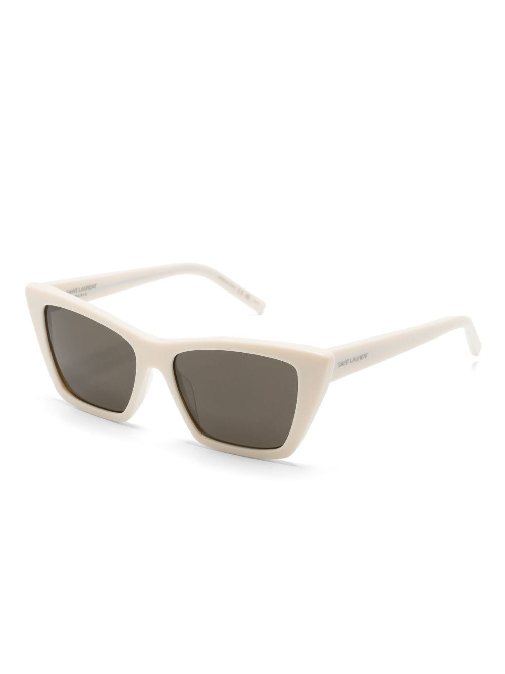 Saint Laurent Eyewear Mica zonnebril met cat-eye montuur - Wit