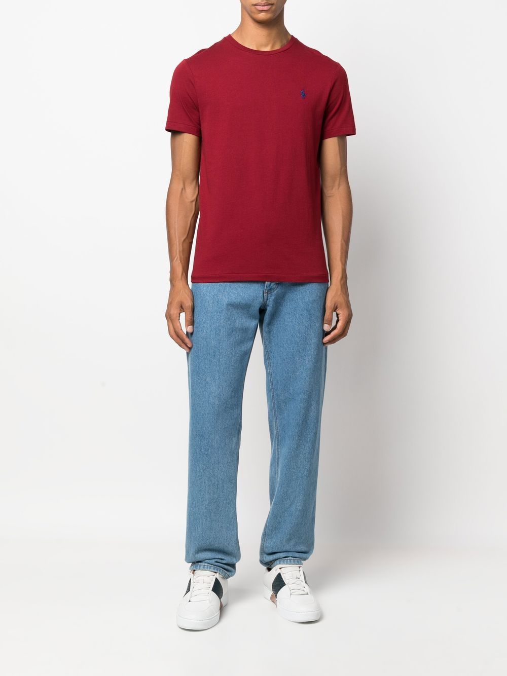 Polo Ralph Lauren T-shirt met ronde hals - Rood