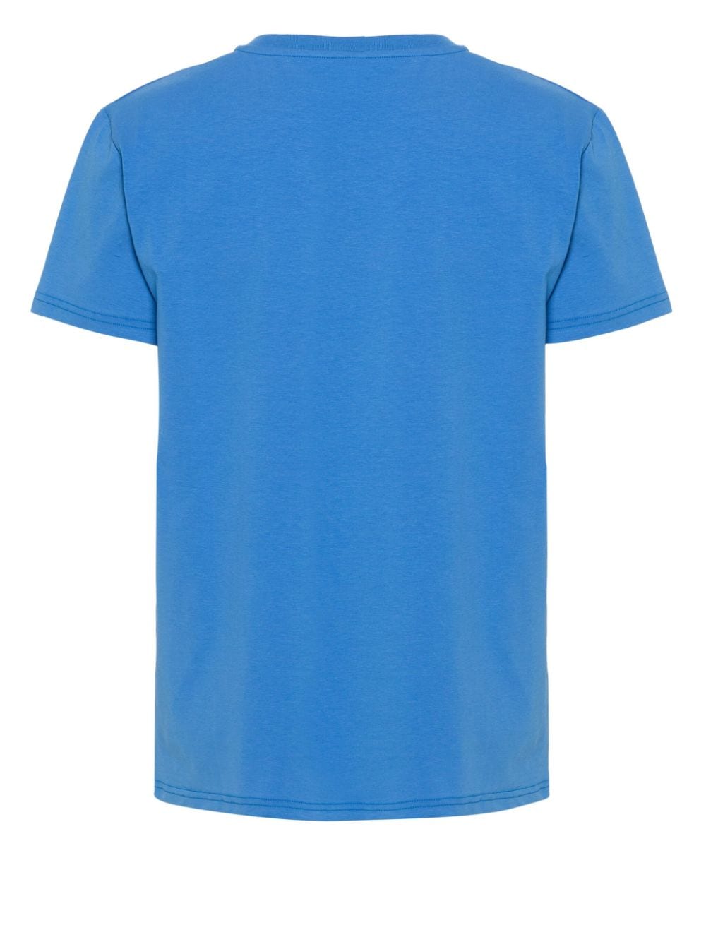 Moschino logo-lettering T-shirt - Blauw