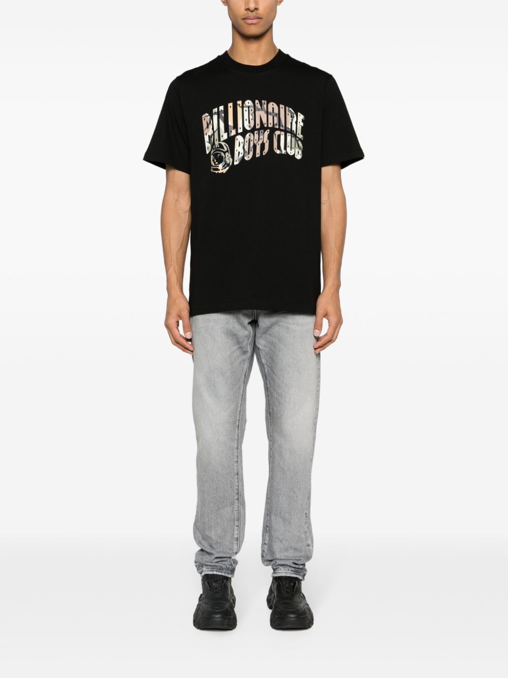 Billionaire Boys Club logo-print cotton T-shirt - Zwart