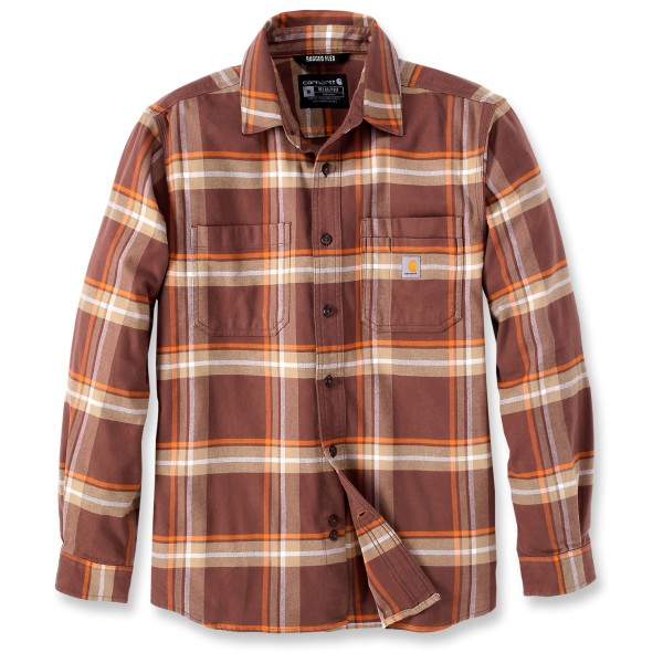 Carhartt  Flannel L/S Plaid Shirt - Overhemd, chestnut