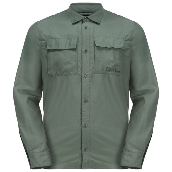 Jack Wolfskin  Barrier L/S Shirt - Overhemd, groen
