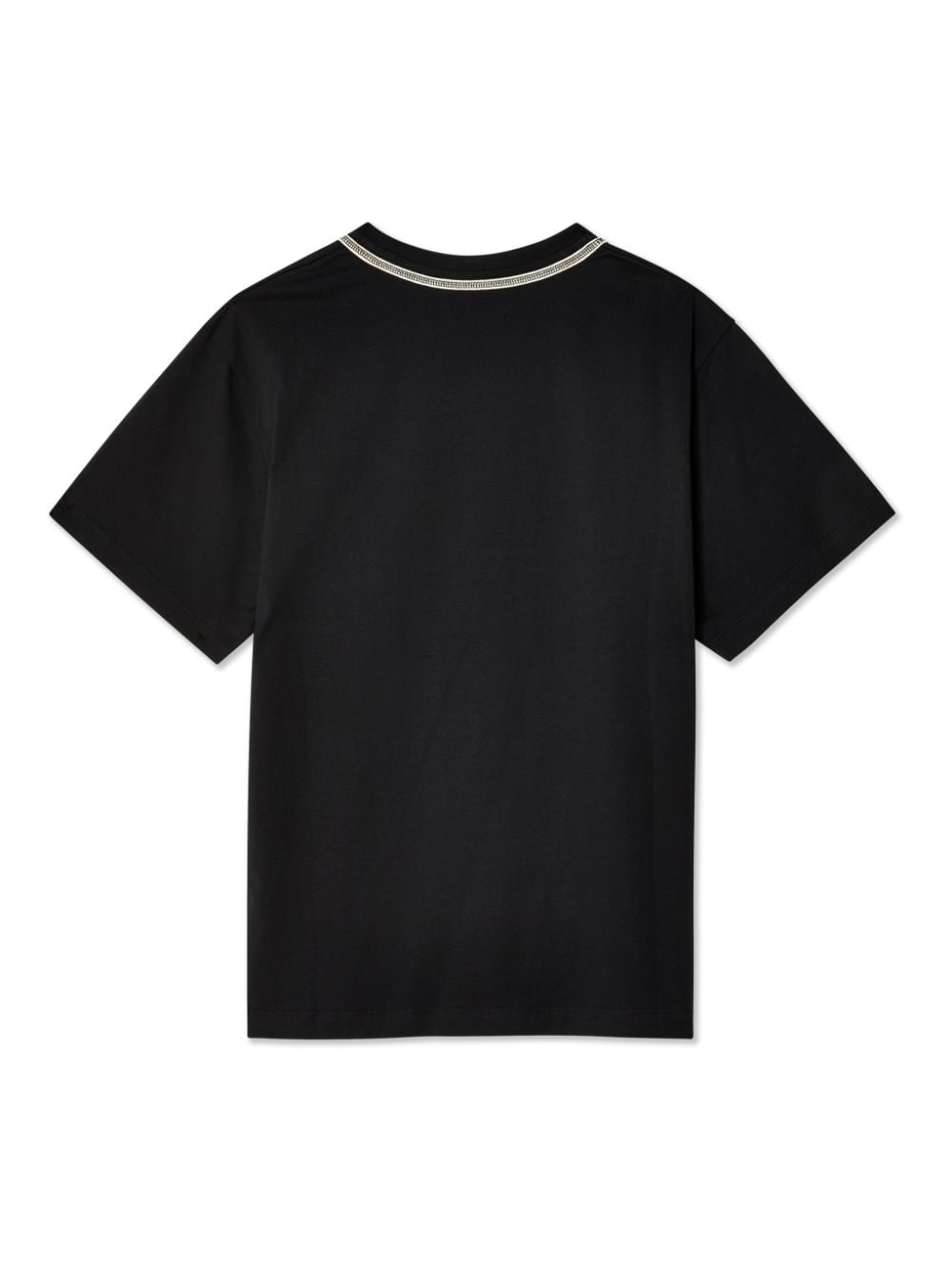 Craig Green Flatlock cotton T-shirt - Zwart
