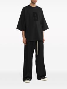 Fear Of God Embroidered 8 oversized T-shirt - Zwart