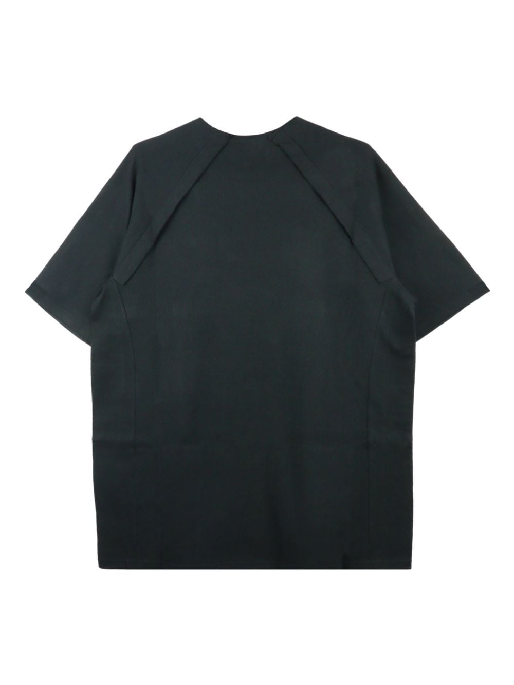 Yohji Yamamoto Gelaagd T-shirt - Zwart
