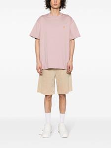 Carhartt WIP Chase katoenen T-shirt - Roze