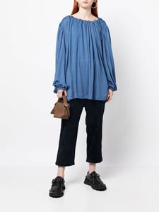 Sofie D'hoore Top met gesmockte hals - Blauw