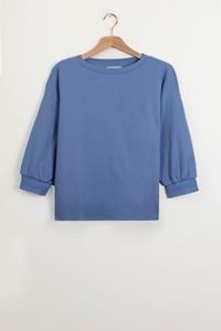 Sissy-Boy Blauw T-shirt Met Halflange Mouwen