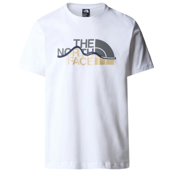 The North Face  S/S Mountain Line Tee - T-shirt, wit
