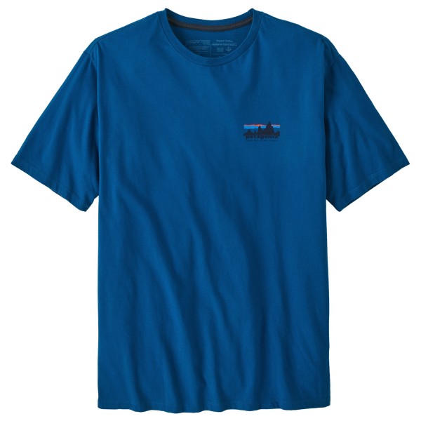 Patagonia  73 Skyline Organic T-Shirt - T-shirt, blauw