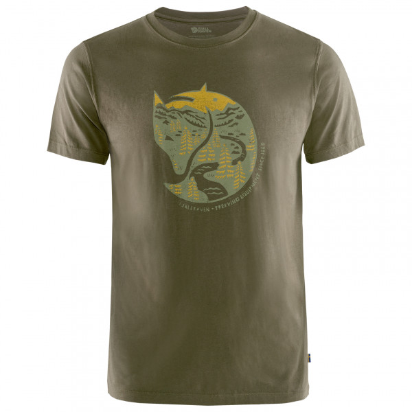 Fjällräven  Arctic Fox - T-shirt, olijfgroen