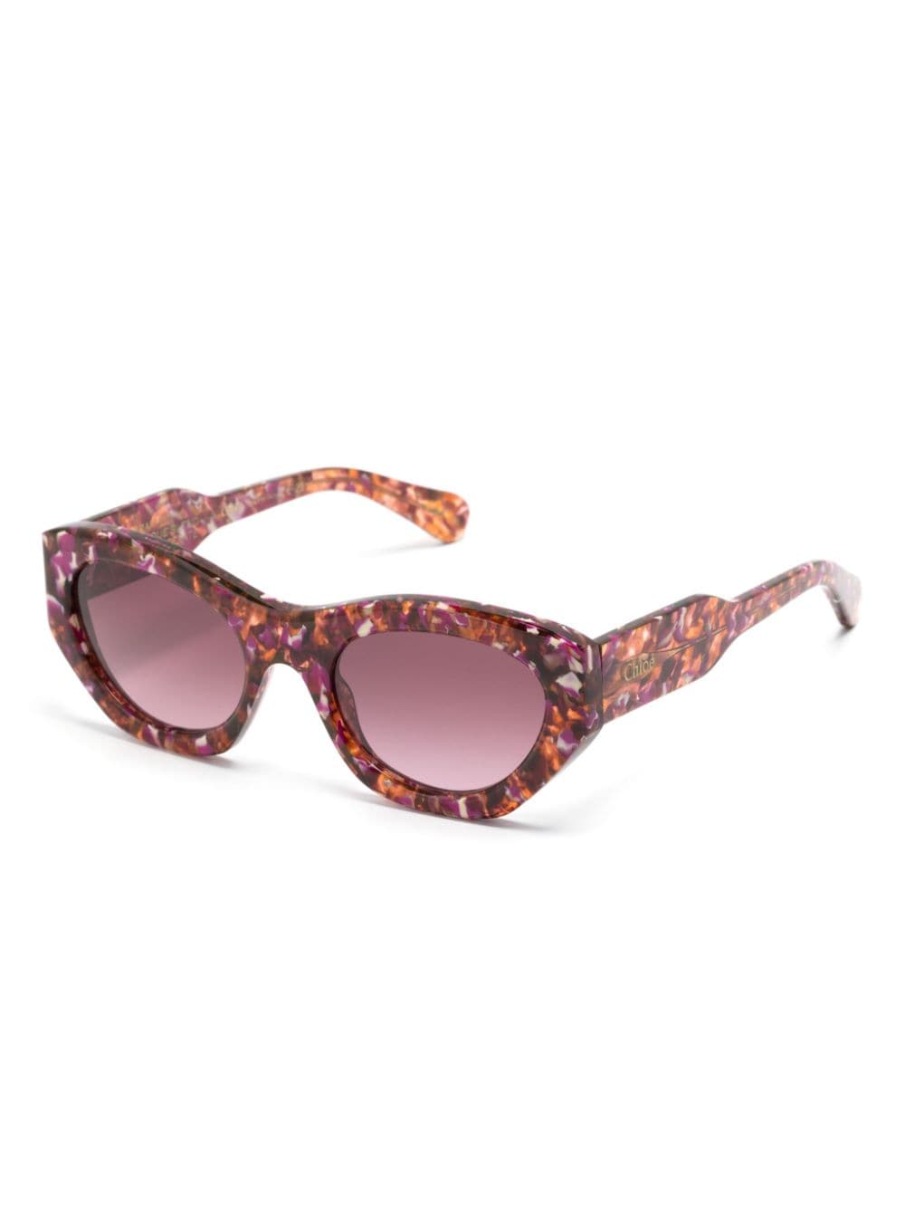 Chloé Eyewear Gayia zonnebril met cat-eye montuur - Roze