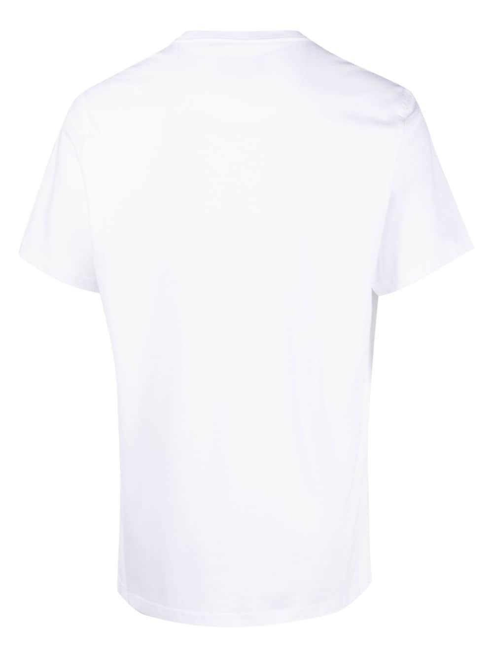 Barbour T-shirt met borstzak - Wit