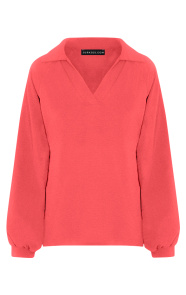 Jurkjes Oversized Blouse Xenna Koraal