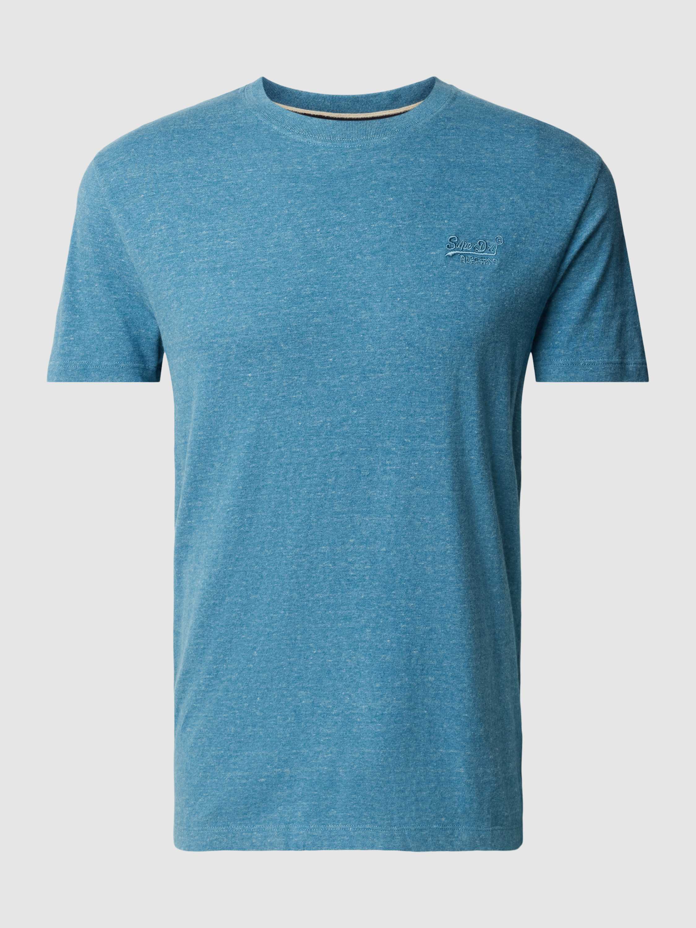 Superdry T-Shirt VINTAGE LOGO EMB TEE Alaskan Blue Marl