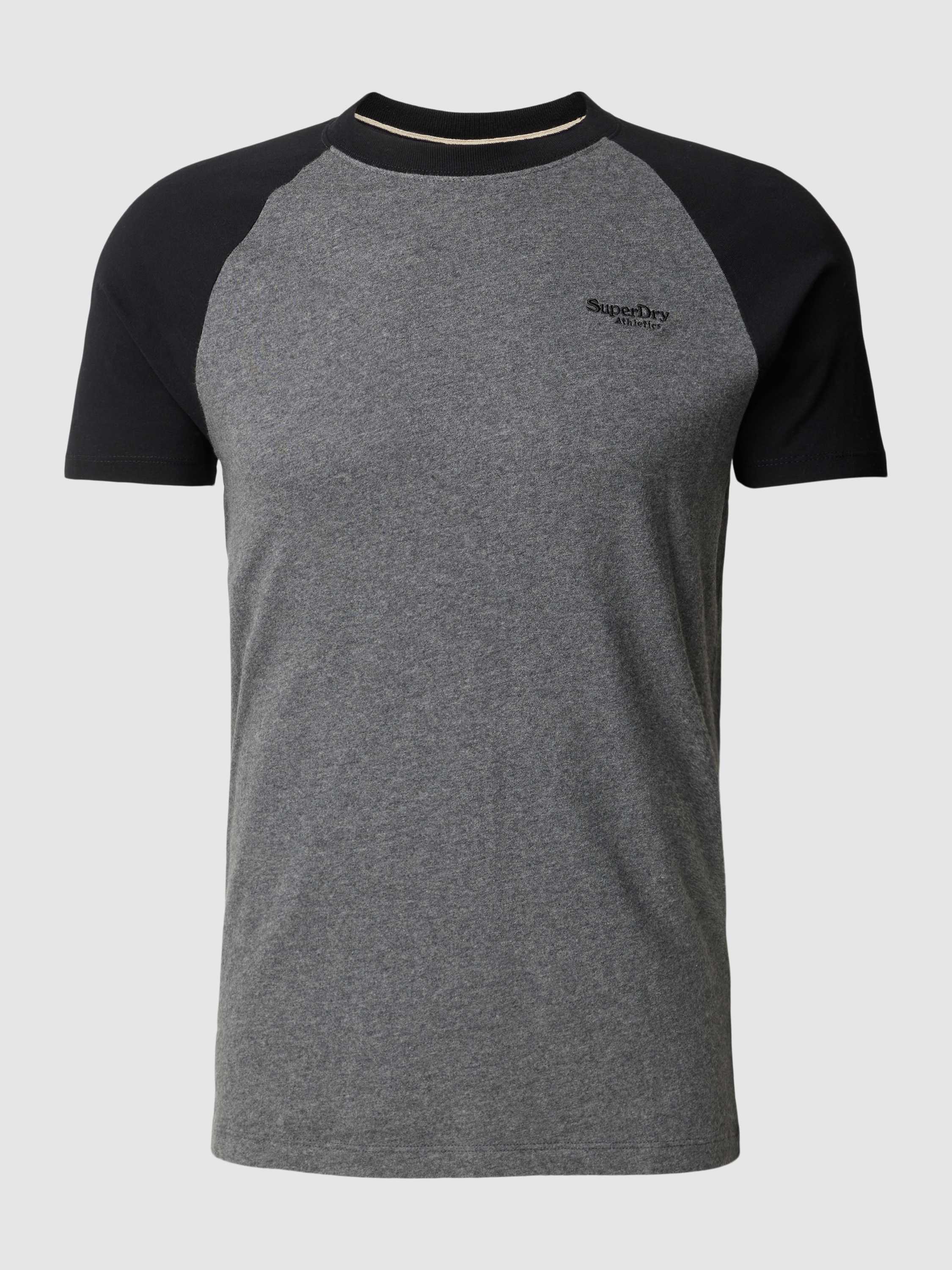 Superdry T-shirt met raglanmouwen, model 'Essential logo'