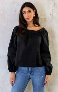 The Musthaves Musthave Strik Blouse Zwart