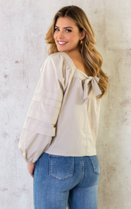 The Musthaves Musthave Strik Blouse Beige